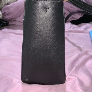 Medium Tory Burch Double ZIP Robinson Tote (Black)